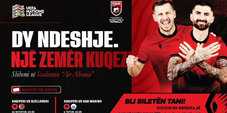 UEFA Nations League/ Biletat për ndeshjet e Kombëtares, tashmë edhe fizikisht pranë “Air Albania” – Balkanweb.com – News24