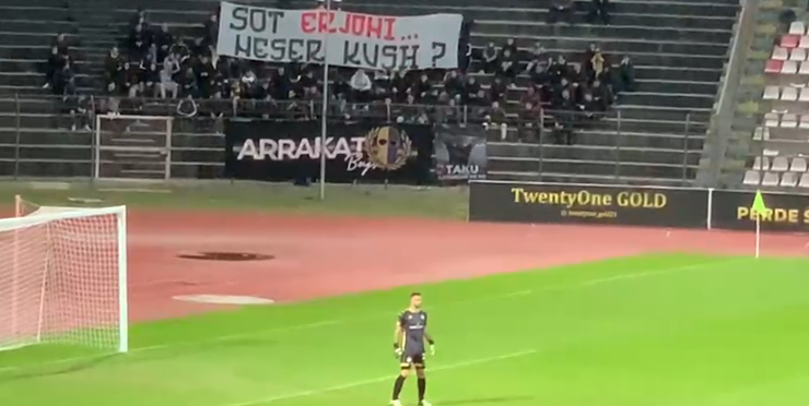 VIDEO/ “Sot Erioni, nesër kush?” , një mesazh që prek zemrat në ndeshjen Elbasani-Partizani