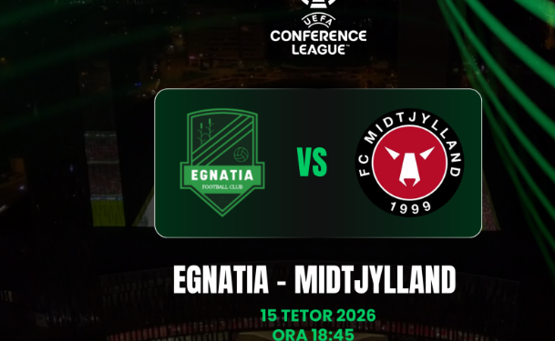Egnatia nis rrugëtimin historik në fazën e ligës të UEFA Conference League, nesër përballë Midtjylland në “Air Albania” – Balkanweb.com – News24