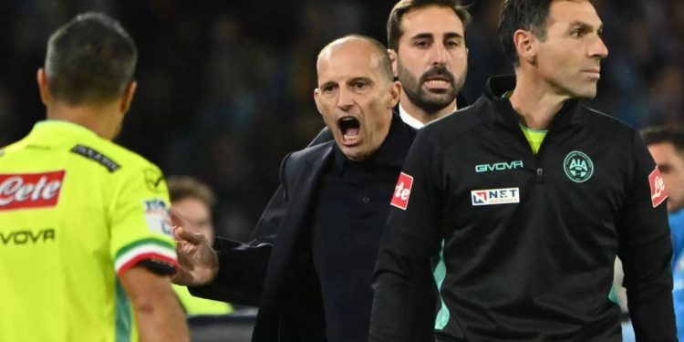 U ndëshkua me karton të kuq në sfidën ndaj Romës, gjykatësi sportiv dënon me 2 ndeshje skualifikim Max Allegri-n