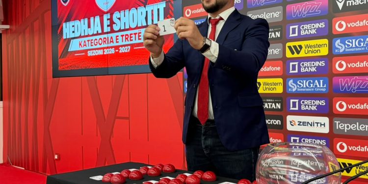 Kategoria e Tretë 2026/2027/ Hidhet shorti i kampionatit, përcaktohet kalendari i ndeshjeve