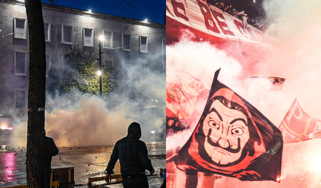 “Guerrilsat janë shqiptarë”, tifo-grupi i Partizanit në mbështetje të protestës kundër qeverisë Rama – Balkanweb.com – News24