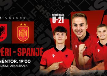 Miqësore luksi, Kombëtarja U-21 përballet me Spanjën më 17 nëntor në “Air Albania” – Balkanweb.com – News24