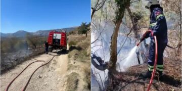 Gjirokastër, neutralizohet vatra e zjarrit në Karjan